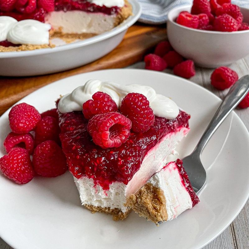 Raspberry Cream Pie