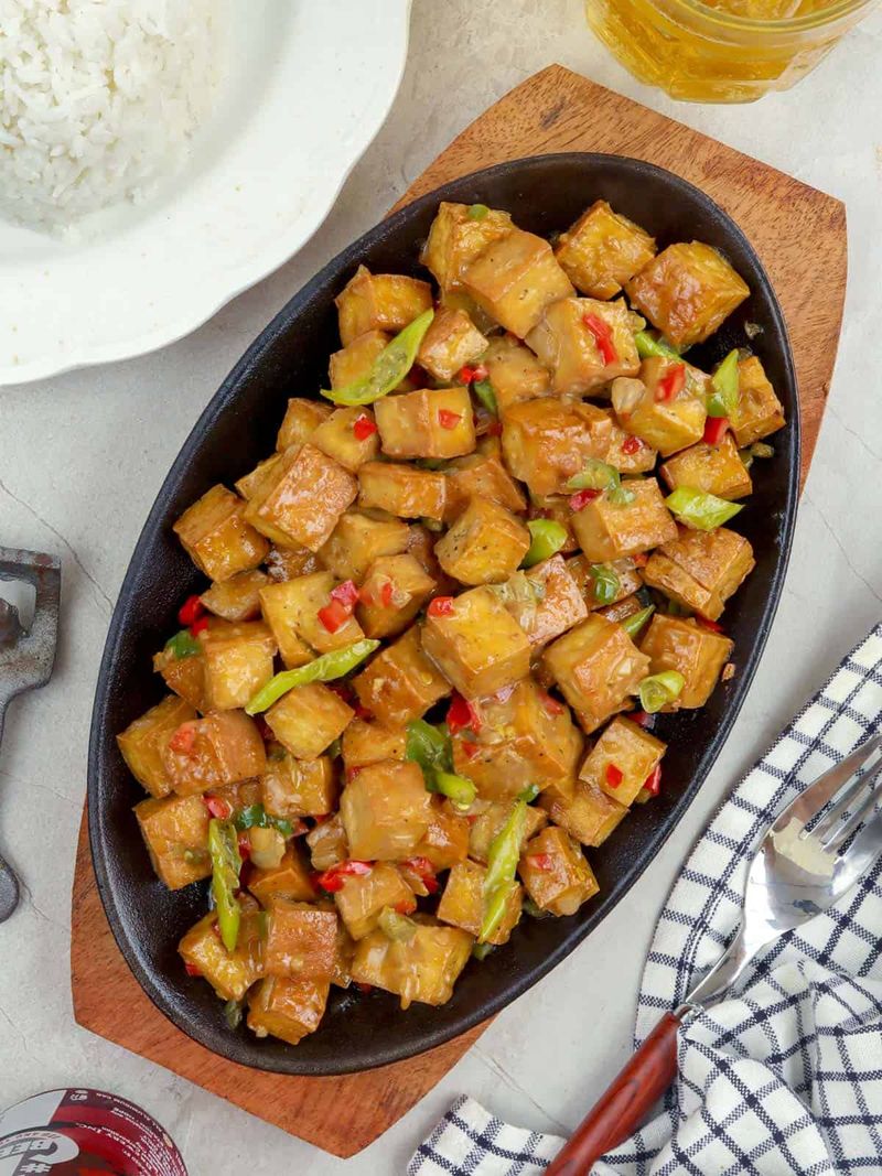 Sizzling Tofu with Vegetables