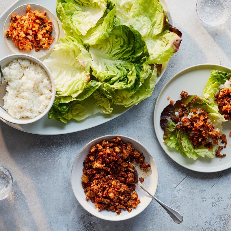 Asian-Inspired Lettuce Cups