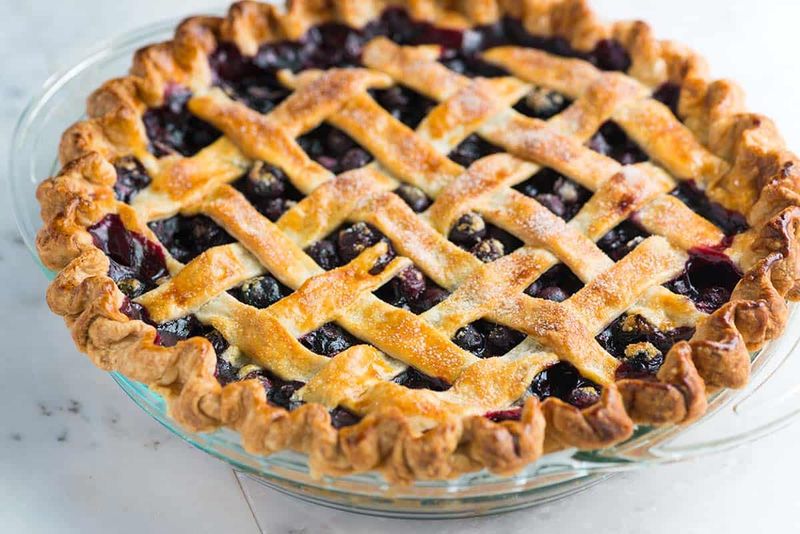 Mass-Produced Blueberry Pie