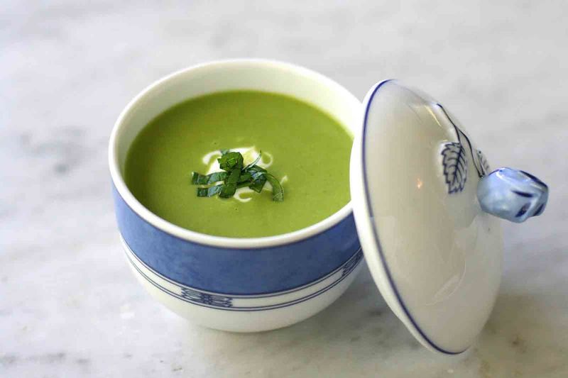 Green Pea and Mint Soup