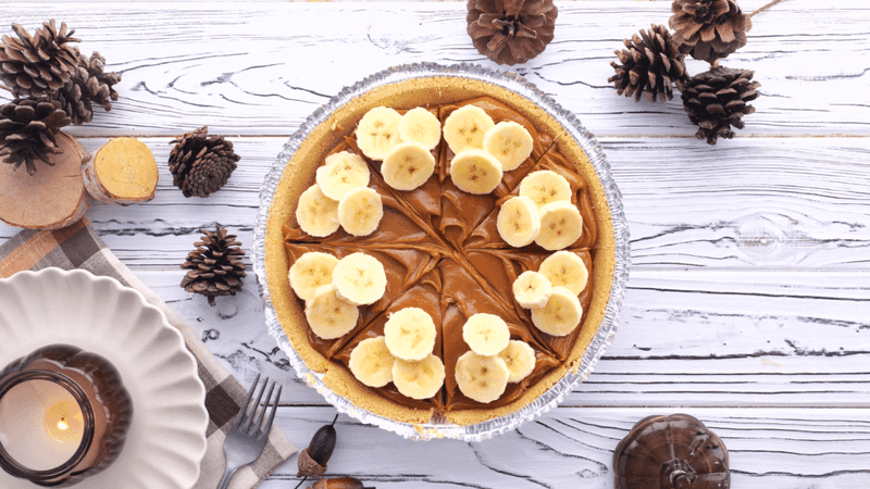 Banana Cream Pie + Salted Caramel Ice Cream: Creamy Dream Team