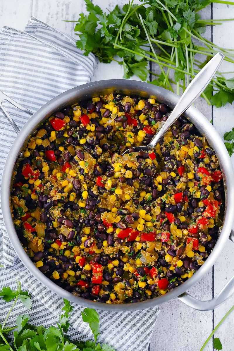 Black Bean-Quinoa Bowls