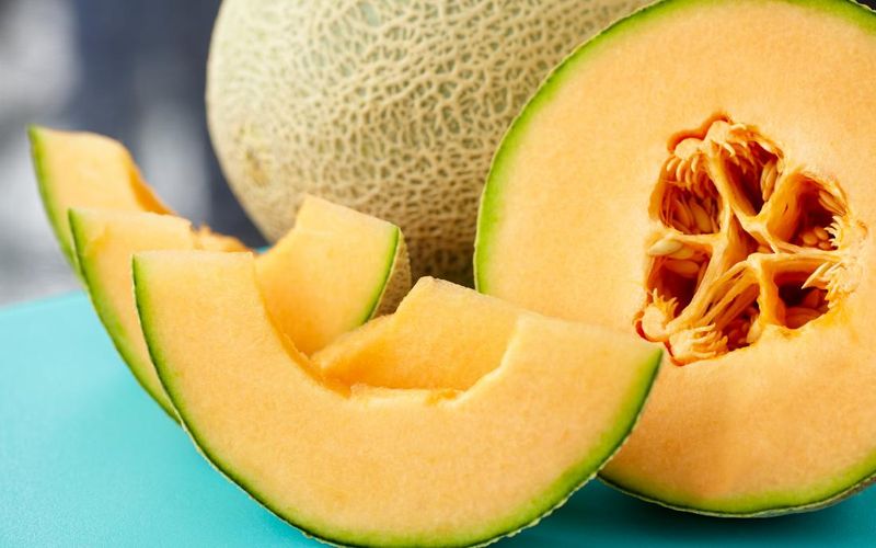 Mouthwatering Cantaloupe Slices
