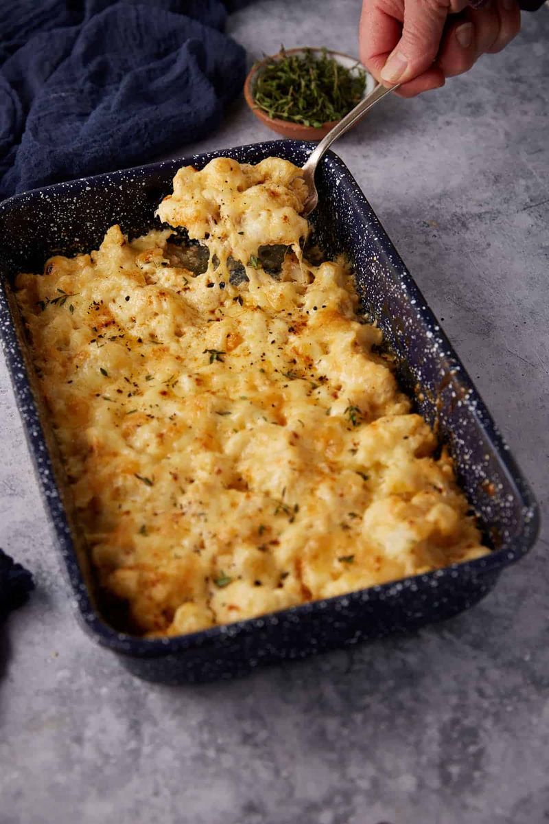 Cheesy Easy Cauliflower Casserole