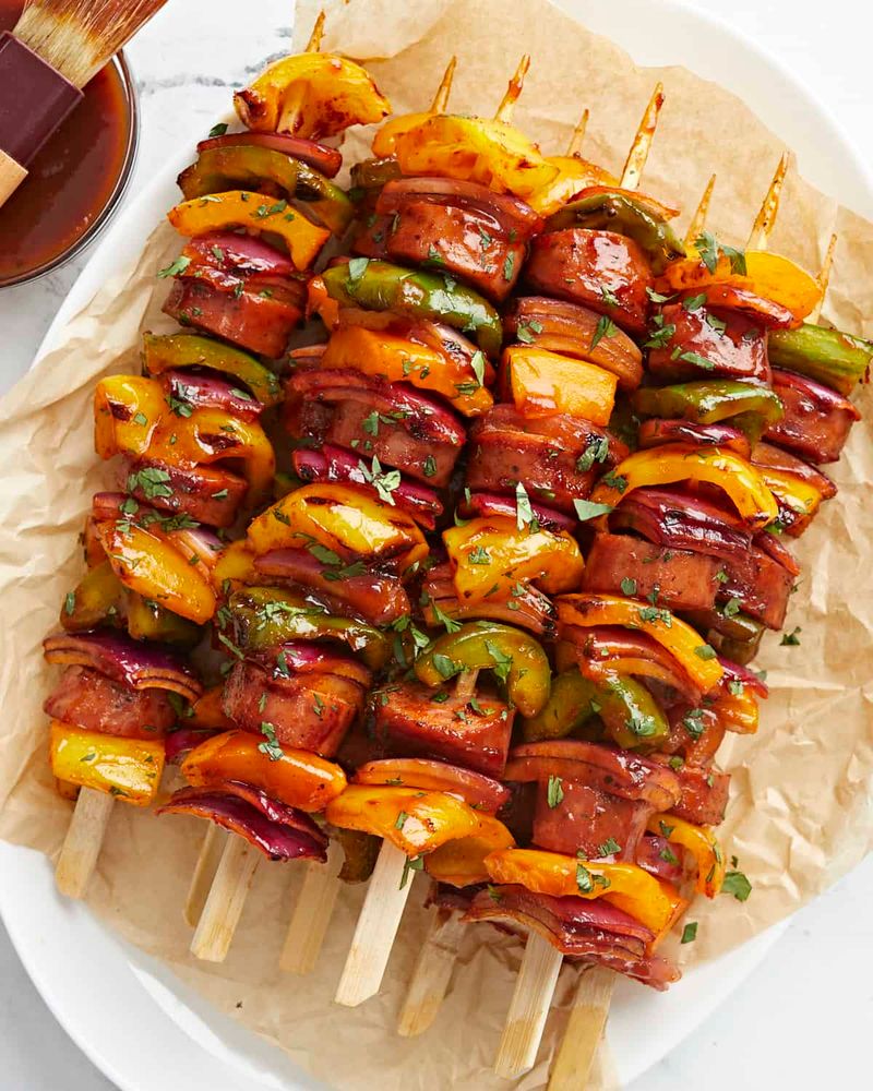 Italian Sausage and Pepper Kabobs