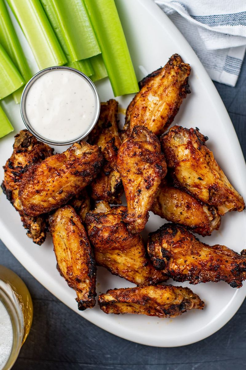 Crispy Dry Rub Wings