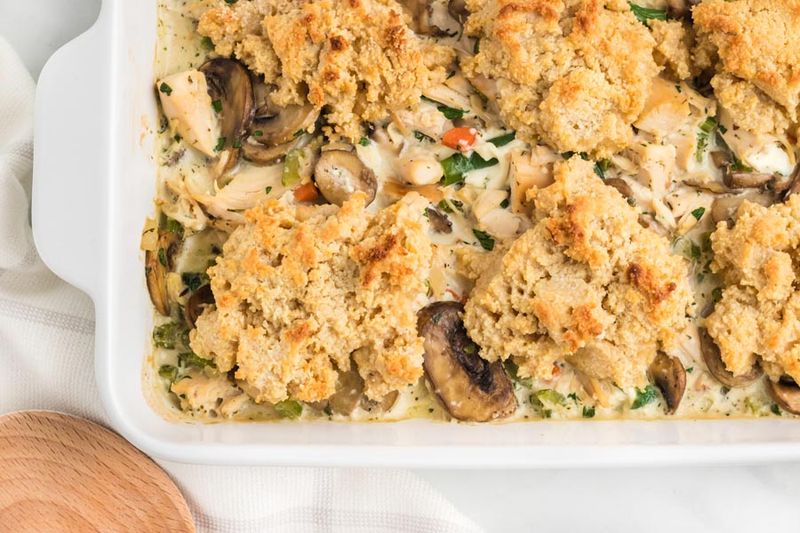 Keto Chicken Pot Pie Casserole