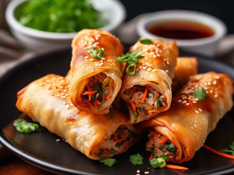 Air Fryer Spring Rolls