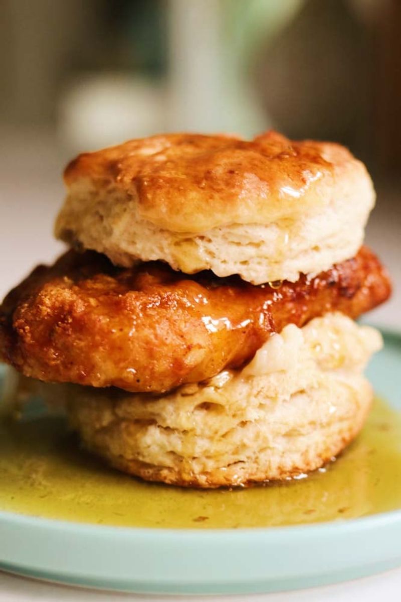 The Honey Sriracha Chicken Biscuit