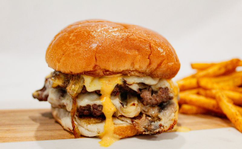 The Truffle Mushroom Smash Burger