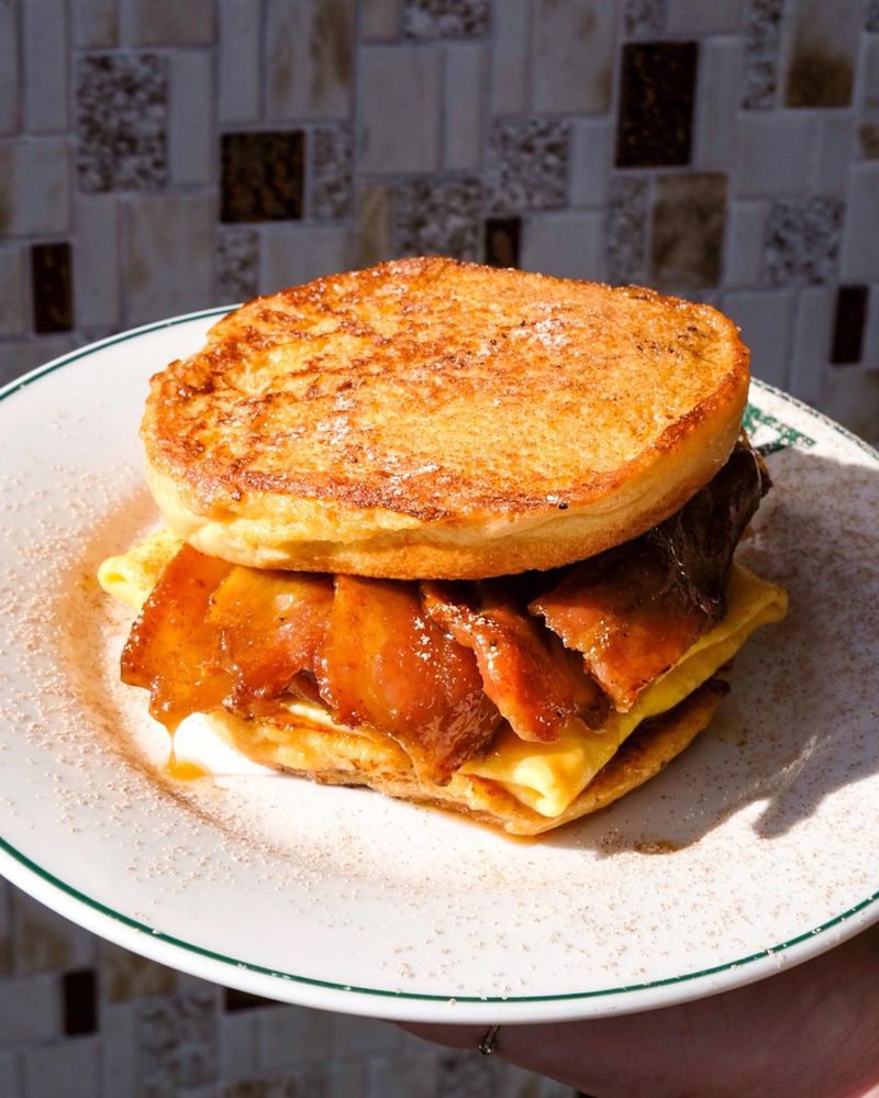 The Maple Bacon Breakfast Stack