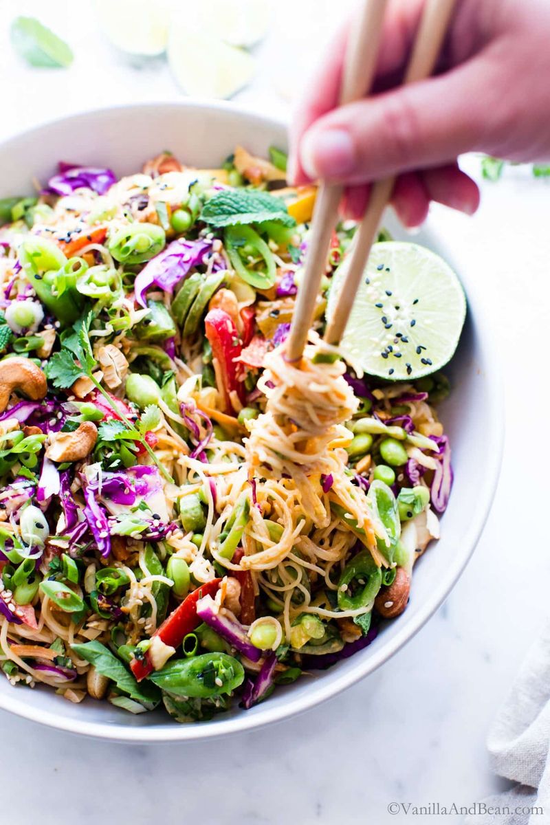 Cold Thai Peanut Noodles