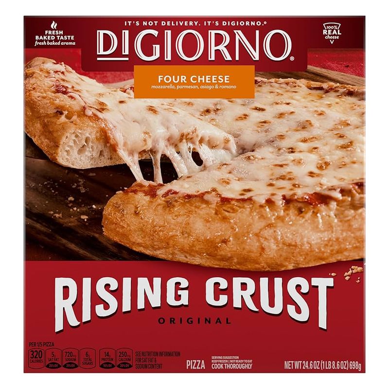 DiGiorno Four Cheese Rising Crust - All Rise, No Flavor