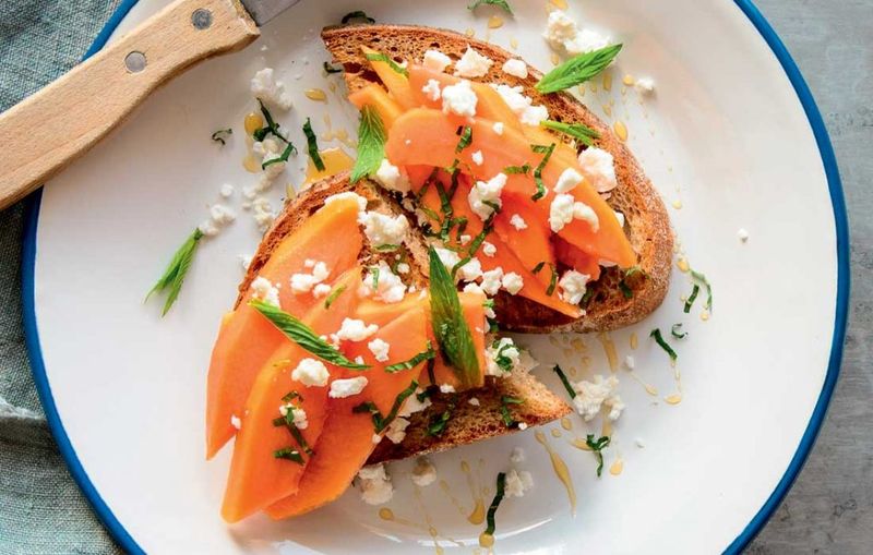Papaya & Avocado Beauty Toast