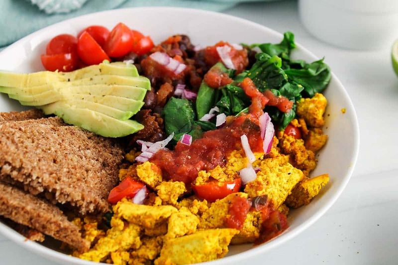 High-Protein Black Bean Bowl (Egg-Free)