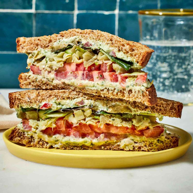 Gut-Friendly Veggie Sandwich