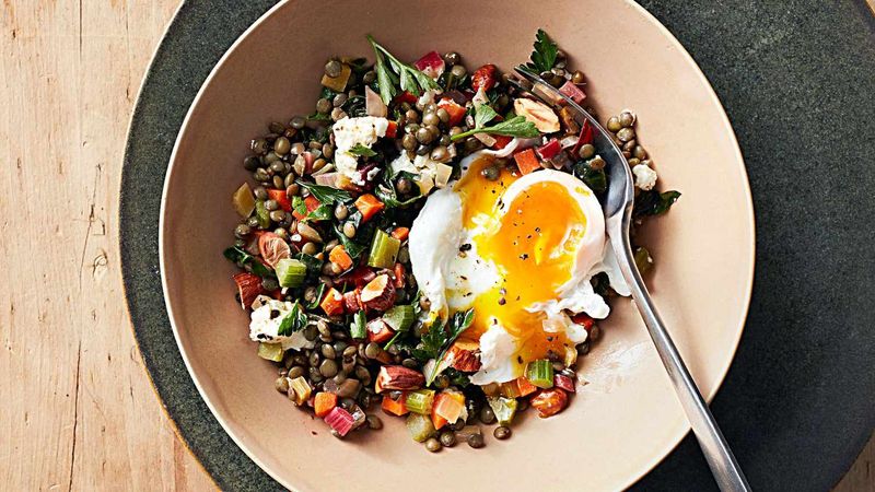 Egg and Lentil Power Salad