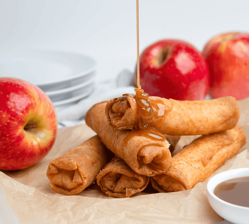 Apple Pie Spring Rolls