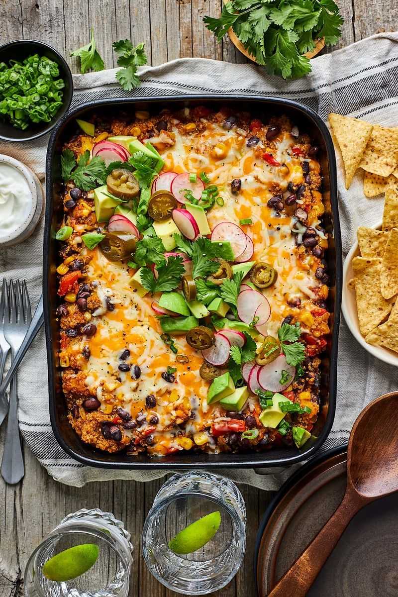 Vegetarian Enchilada Casserole