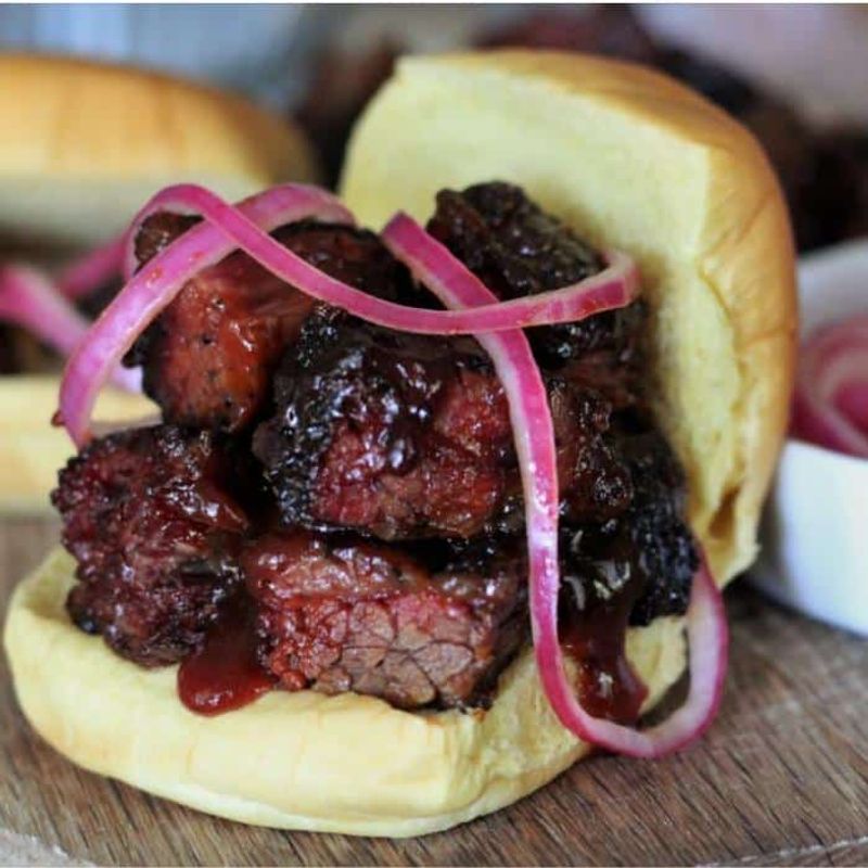 Kansas – Burnt Ends BBQ Sandwich