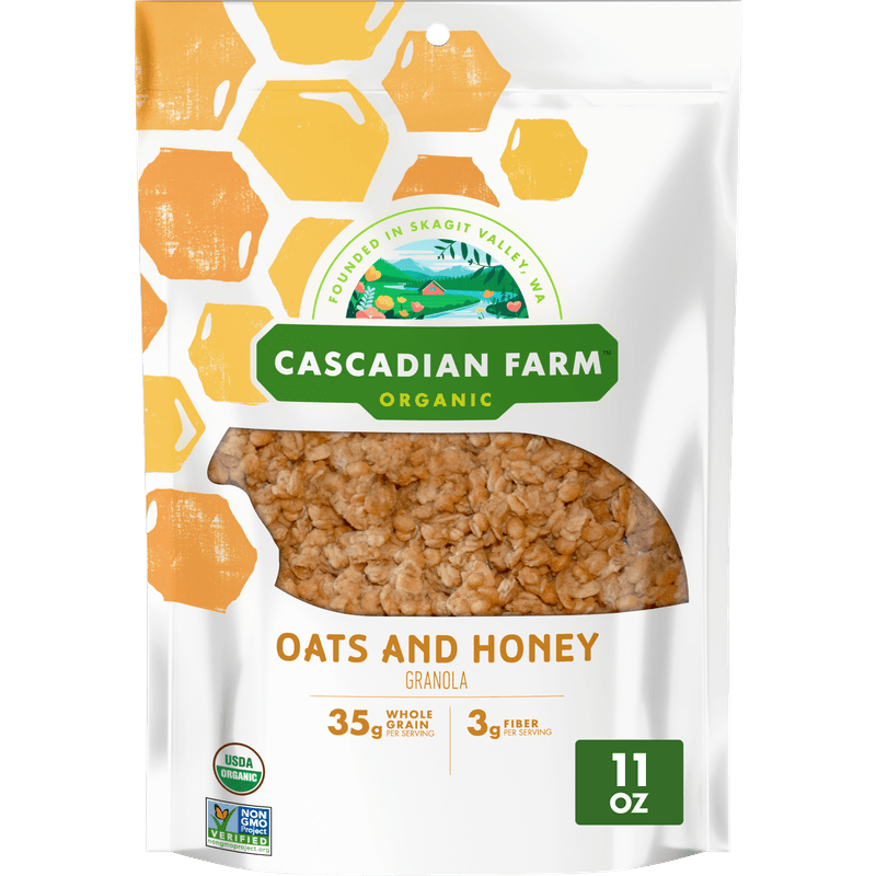 Cascadian Farm Organic Granola – Oats & Honey