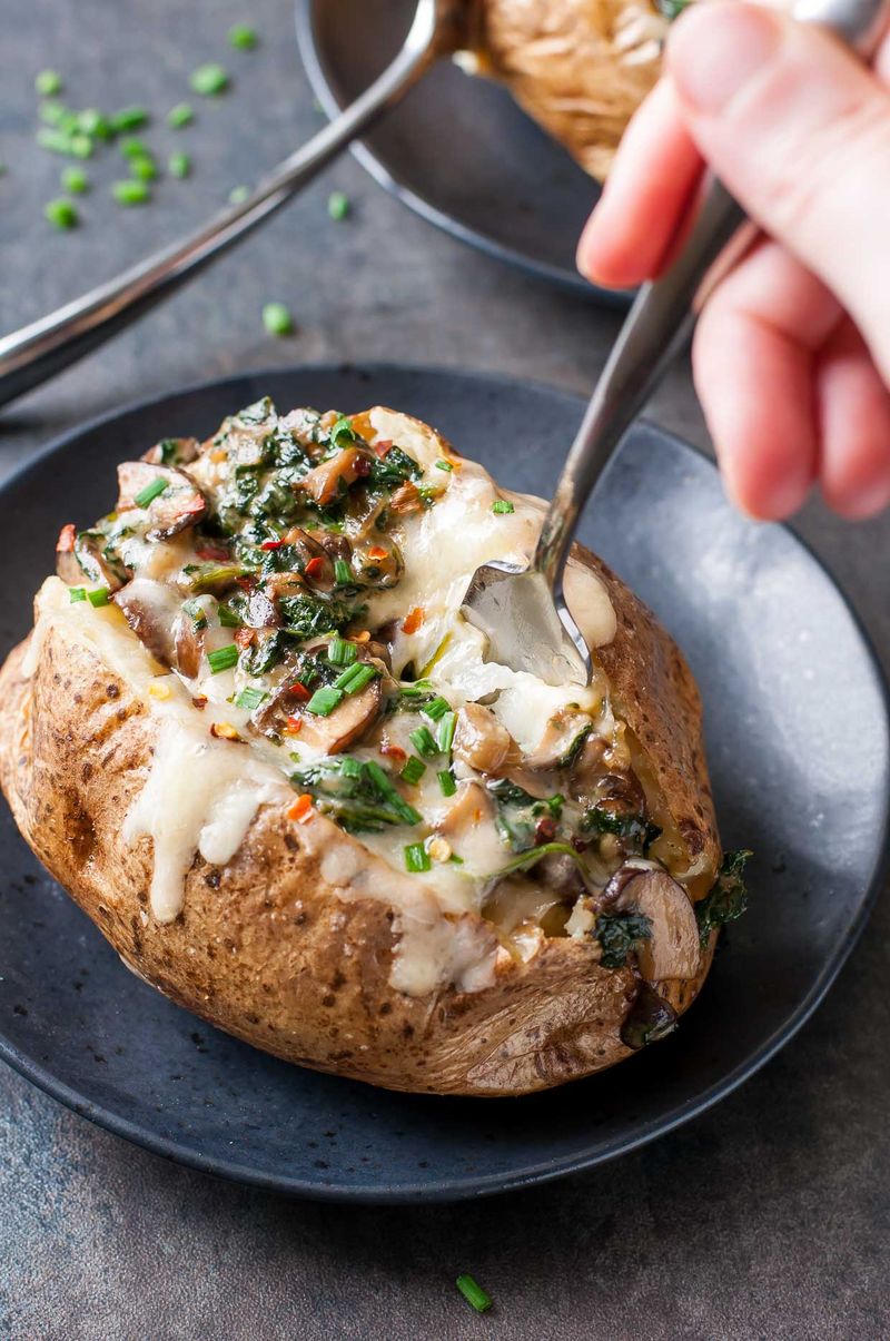 Microwave Baked Potato Bar