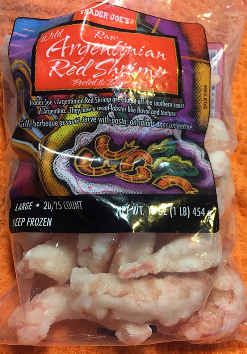 Trader Joe’s Wild Argentinian Red Shrimp