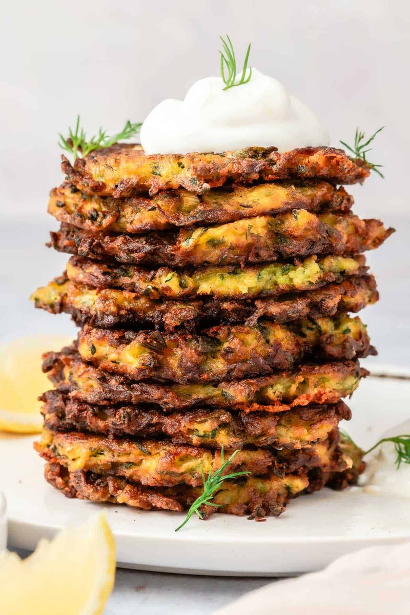 Mediterranean Zucchini Fritters