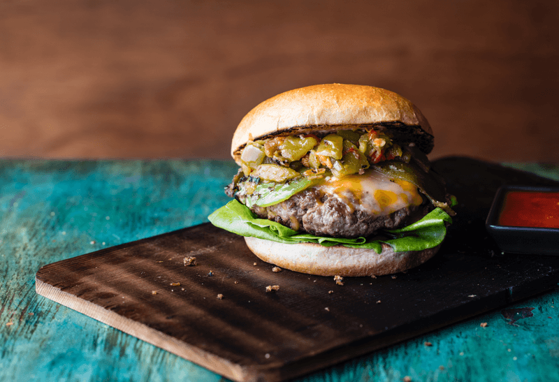 New Mexico – Green Chile Cheeseburger